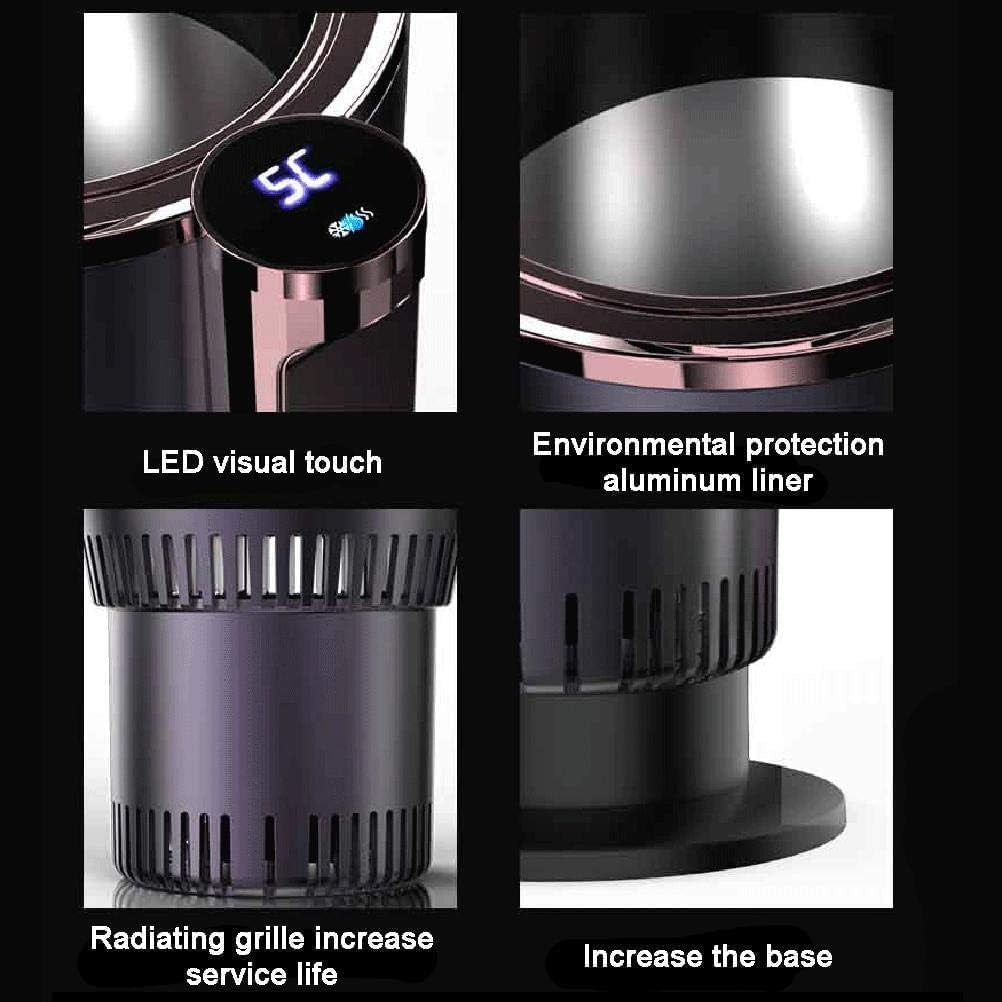 2-In-1 Car Cup Warmer Cooler, Smart Car Cup Mug Holder Auto Car Cooling and Heating Cup Holder Car Tumbler Holder Practical Car Refrigerator Cooler Insulation Drink Cooler