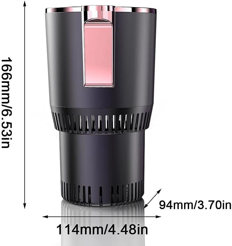 2-In-1 Car Cup Warmer Cooler, Smart Car Cup Mug Holder Auto Car Cooling and Heating Cup Holder Car Tumbler Holder Practical Car Refrigerator Cooler Insulation Drink Cooler