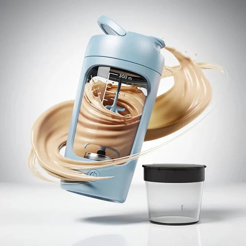 Elektrischer Protein Shaker | Selbstrührende Shaker Becher | USB Mixer Becher | Mixadel