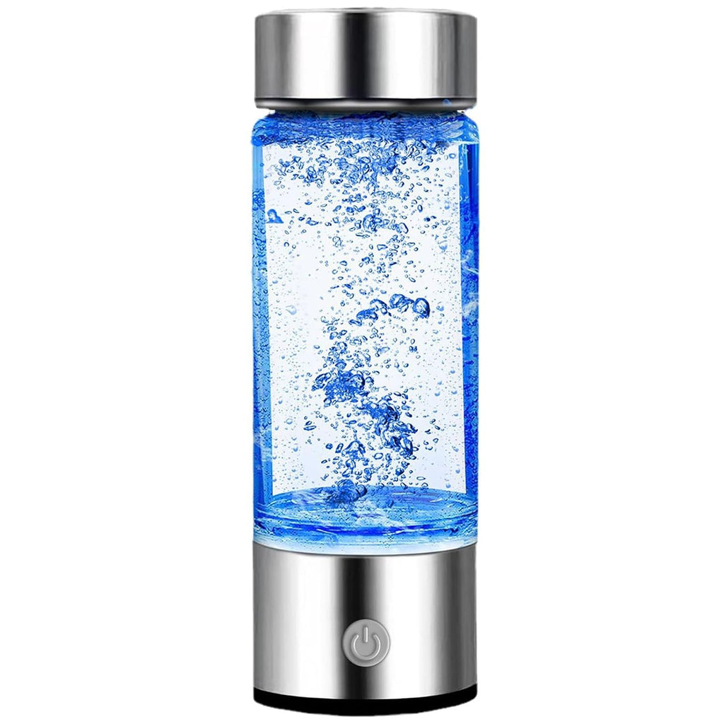 Rechargeable Hydro Health Hydrogen Water Bottle, Portable Glass Hydrohealth Hydrogen Water Bottle Generator-1Pcs