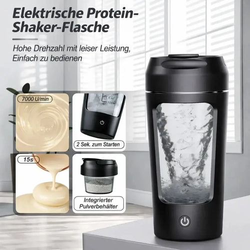 Elektrischer Protein Shaker | Selbstrührende Shaker Becher | USB Mixer Becher | Mixadel